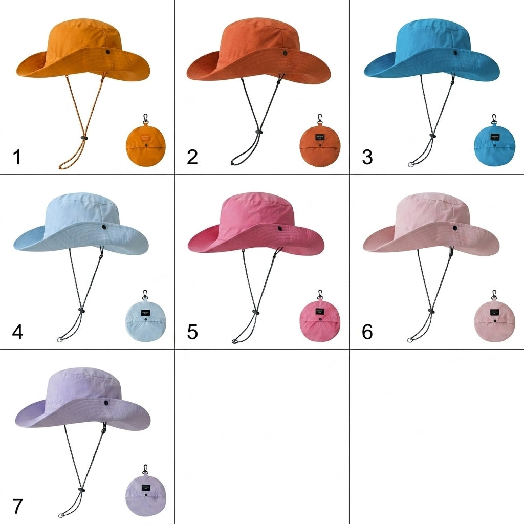Packable UPF50+ sun hat, regular size, MonBebe Singapore