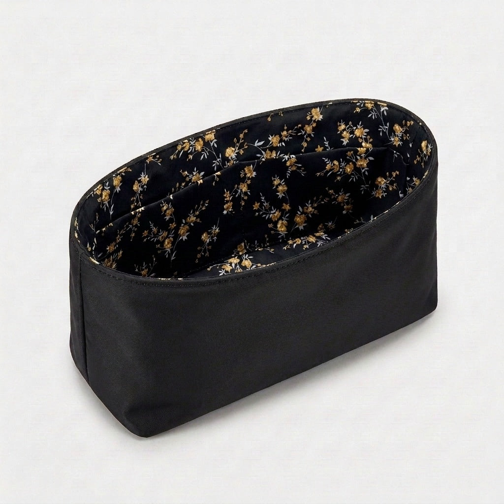 Kelly Bag Organiser floral interior print, inside a Kelly bag, MonBebe Singapore