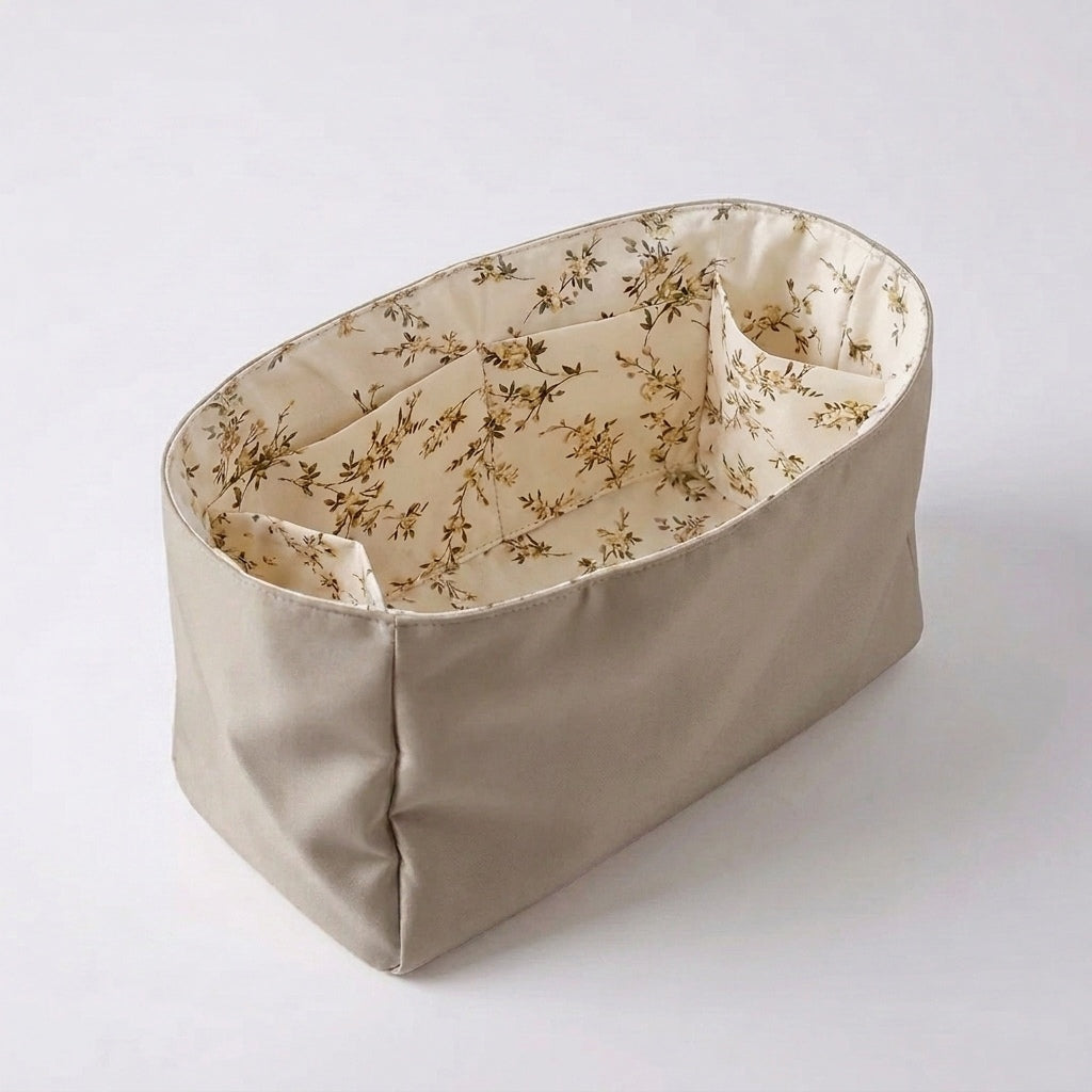 Lindy Bag Organiser fitted inside a Lindy bag, showing structure and fit, MonBebe Singapore