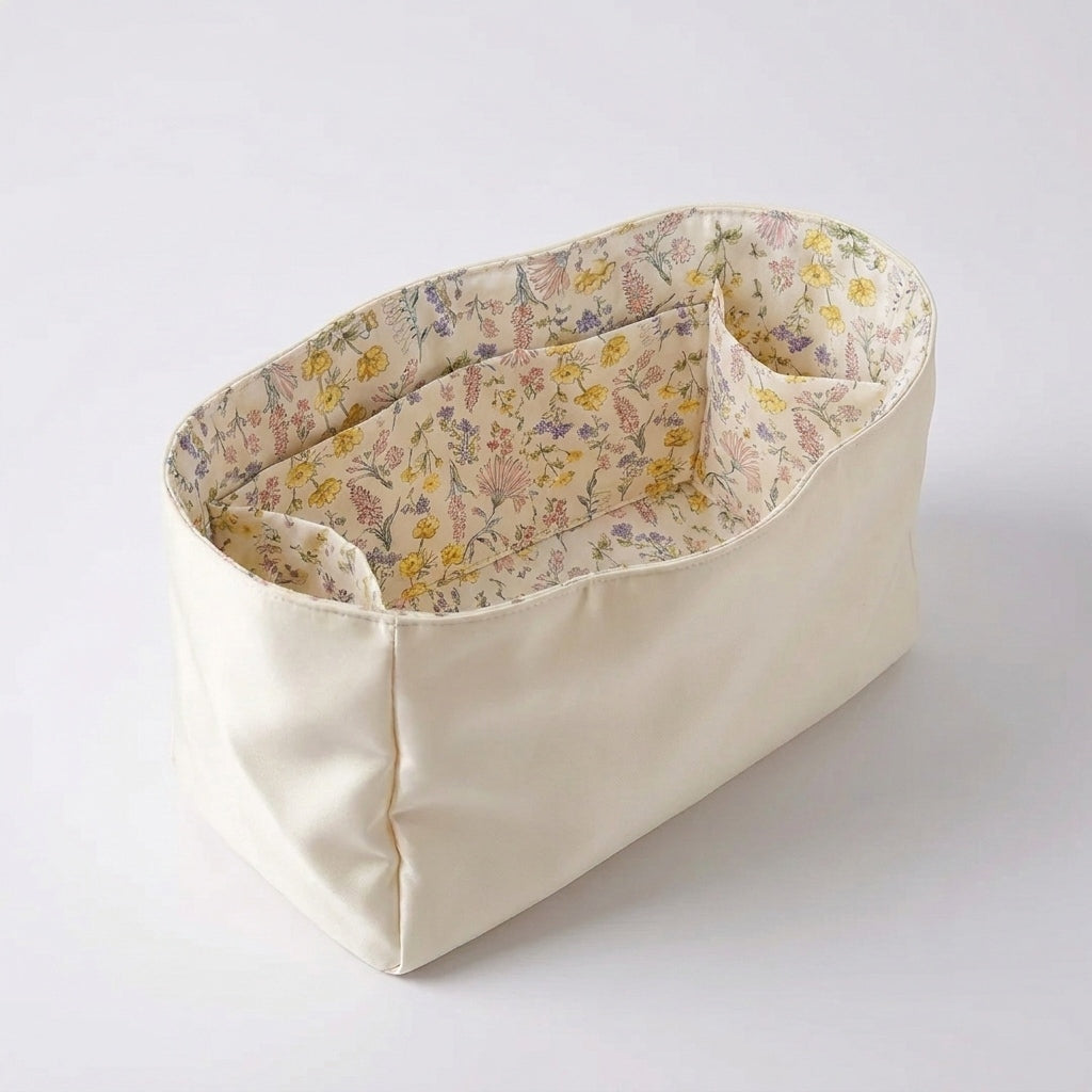 Lindy Bag Organiser fitted inside a Lindy bag, showing structure and fit, MonBebe Singapore
