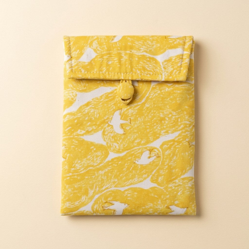 Marin custom-fit e-reader sleeve in Golden Birds print, MonBebe Singapore