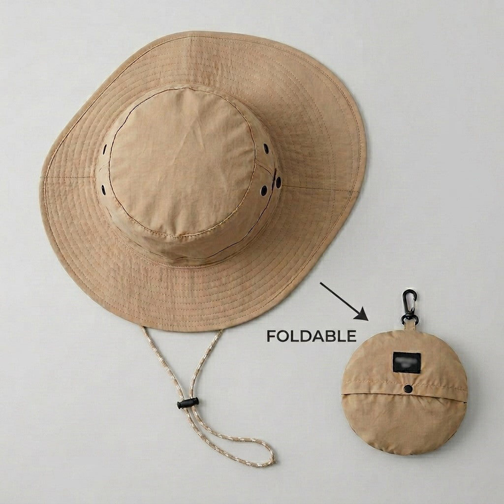 Packable UPF50+ sun hat, regular size, MonBebe Singapore