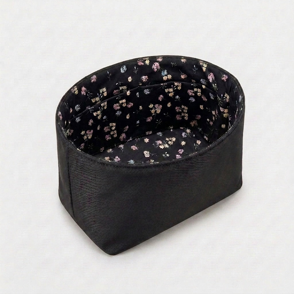 Picotin Bag Organiser floral interior print, inside a Picotin bag, MonBebe Singapore