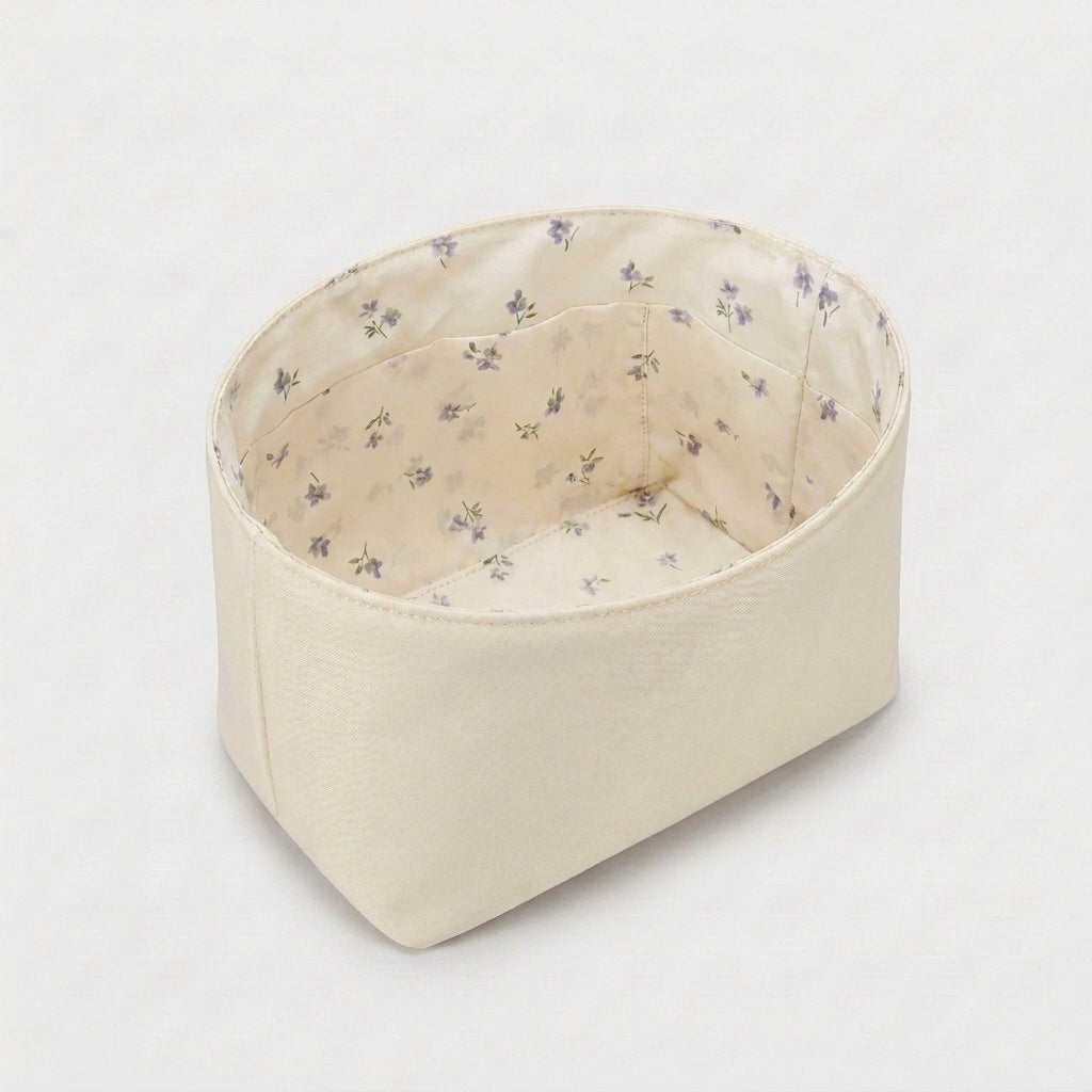 Picotin Bag Organiser floral interior print, inside a Picotin bag, MonBebe Singapore